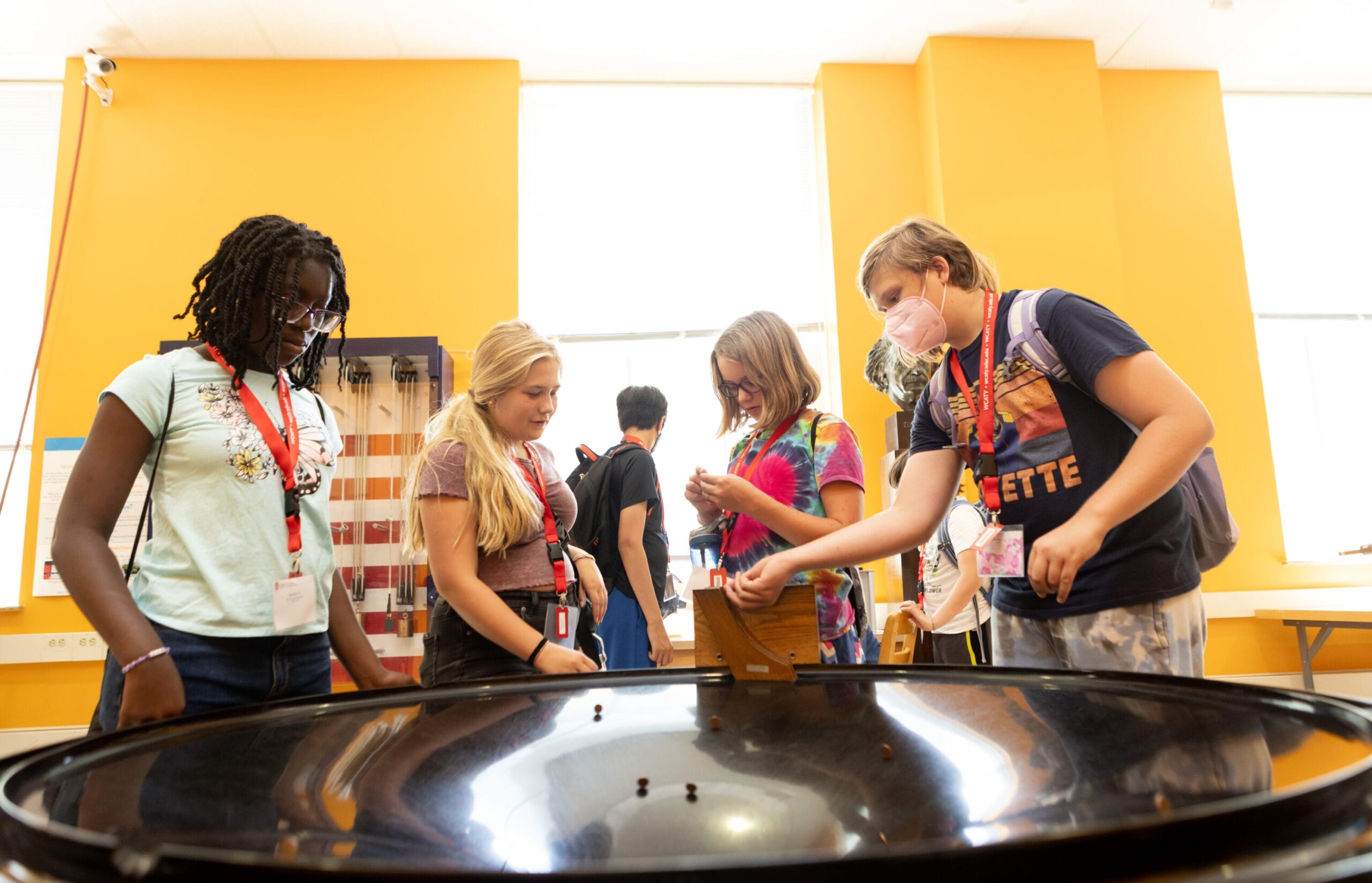 A group of students with an instructor